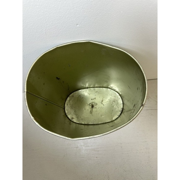 Vintage Chein Co Metal Trashcan Early American Craftsman - Picture 8 of 11